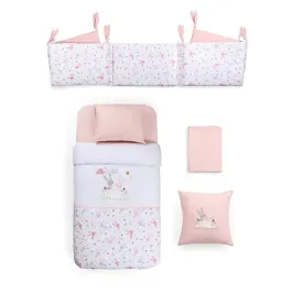Funna Rabbit Baby Bed Set - 7 Pcs - Pink product thumbnail 2