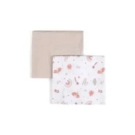 Funna Sunny Blanket Set - 2 Pcs - 100% Cotton - Beige product thumbnail 2