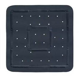 Wenko Florida Safety Bathtub Mat - 55x55 Cm - Grey product thumbnail 2