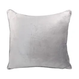 Nova Home Charm Velvet Cushion Cover – Silver – 50x50 cm product thumbnail 2