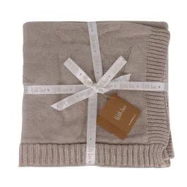 Nova Home "Star" Knitted Baby Blanket - 100% Cotton - Stone product thumbnail 2