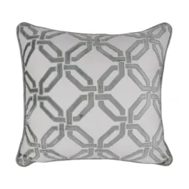 Nova Home Link Embroidered Cushion Cover – Grey – 50x50 cm product thumbnail 2