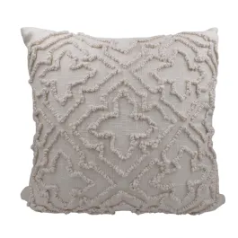 Nova Home Morada Embroidered Cushion Cover – 50x50 cm – Ivory product thumbnail 2