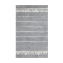Nova Home Eres Cotton Bath Rug - Light Grey (Available In Sizes) product thumbnail 2