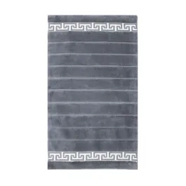 Nova Home Eres Cotton Bath Rug - Dark Grey (Available In Sizes) product thumbnail 2