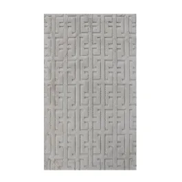 Nova Home Framework Cotton Bath Rug - Beige (Available In Sizes) product thumbnail 2