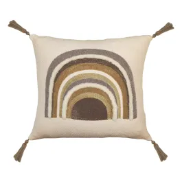 Nova Home Arcadia Handmade Embroidered 100% Cotton Cushion Cover - 50x50 Cm - Multicolor product thumbnail 2