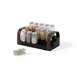 Umbra Bellwood 3-Tier Spice Shelf - Black & Walnut product thumbnail 2