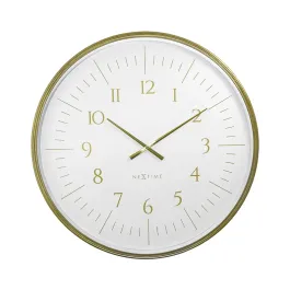 NeXtime Galaxy Large Wall Clock – 77 Cm, White & Gold product thumbnail 2