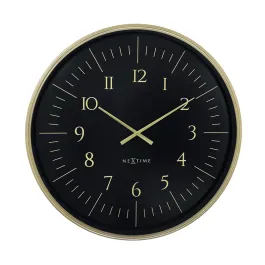 NeXtime Galaxy Large Wall Clock – 77 Cm, Black & Gold product thumbnail 2