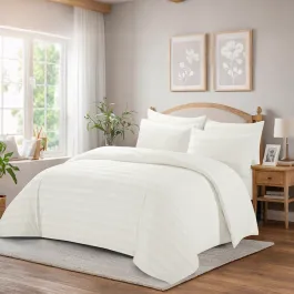 Nova Home Velvora Winter Velvet Duvet Cover Set - White (Available In Sizes) product thumbnail 2