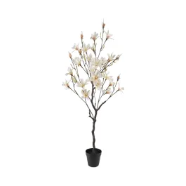 Nova Home Yulan Artificial White Flower Tree with Pot – 130 Cm – White product thumbnail 2