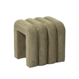 Weva Archi Terry Channeled Stool & Bench – Small – Brown product thumbnail 2