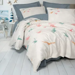 Nova Home Duvet Cover Set Rainforce Kaija - 100% Cotton - Multicolor (Available In Sizes) product thumbnail 2