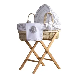 Funna Baby Moses Basket Safari - Grey product thumbnail 2