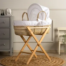Funna Baby Moses Basket Basic - Off-White product thumbnail 2