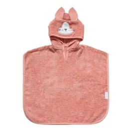 Funna Baby Poncho Bath Time Cat - 0-2 Years - Pink product thumbnail 2