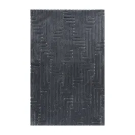 Nova Home Bath Rug Wood - Cotton - 60x100 cm - Dark Grey product thumbnail 2