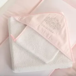 Funna Baby-Princess Baby Towel Set - 100% Cotton - 90x90 cm - Pink product thumbnail 2