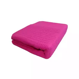 Nova Home Blanket - 100% Cotton - Twin - Fushia product thumbnail 2
