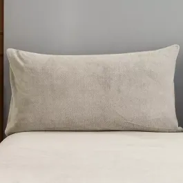 Nova Home WarmFit Winter Microfleece Pillowcase Set - 2 Pcs - Beige product thumbnail 2