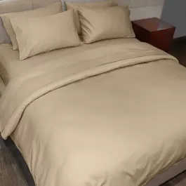 Fieldcrest Plain Duvet Cover - 100% Cotton - 220 Thread Count - Canvas (Available in sizes) product thumbnail 2