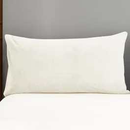 Nova Home WarmFit Winter Microfleece Pillowcase Set - 2 Pcs - Ivory product thumbnail 2