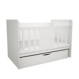 Pierre Cardin Opale Baby Cot With Mattress - White product thumbnail 2