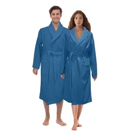 Nova Home Luna Unisex Bathrobe (1 Piece) - 100% Cotton - XL - Petrol product thumbnail 2