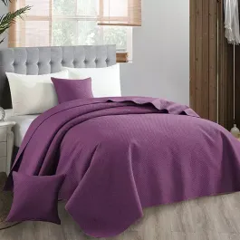 Nova Home Dimension Coverlet - King & Super King - Purple product thumbnail 2