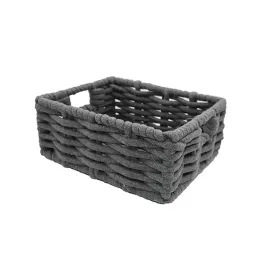 Weva Reader Cotton Storage Basket - Charcoal product thumbnail 2