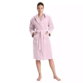 Cannon Plain Unisex Bathrobe (1 Piece) - 100% Cotton - S - Rose product thumbnail 2