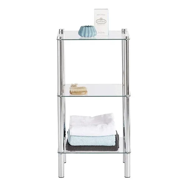 Kela "Lars" Shelving Unit With 3 Shelves - Silver product thumbnail 3