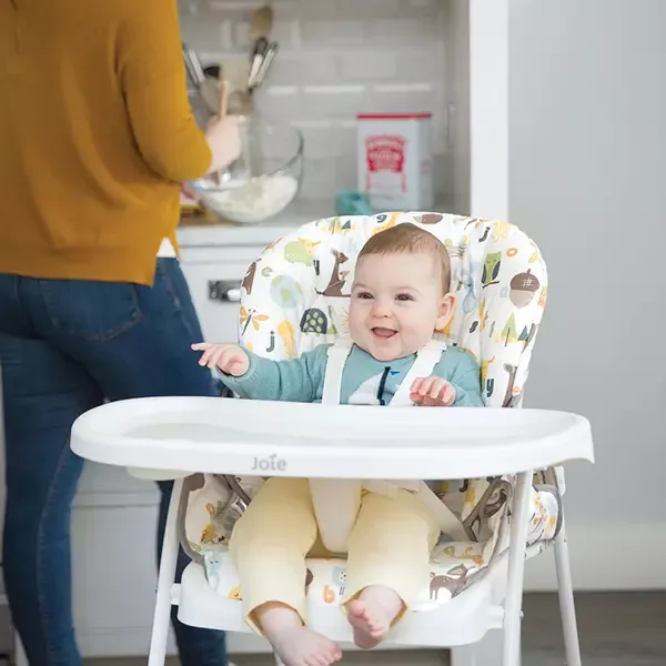Joie Mimzy Snacker High Chair - Alphabet - White product thumbnail 3