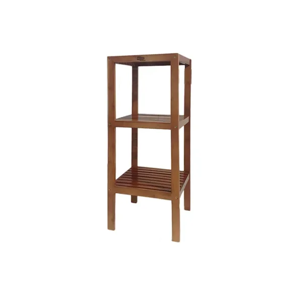 Nova Home Fend Rack Unit, Bamboo, 3 Shelves - Brown product thumbnail 3