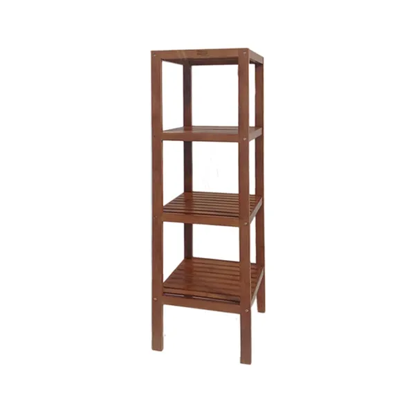 Nova Home Fend Rack Unit, Bamboo, 4 Shelves - Brown product thumbnail 3