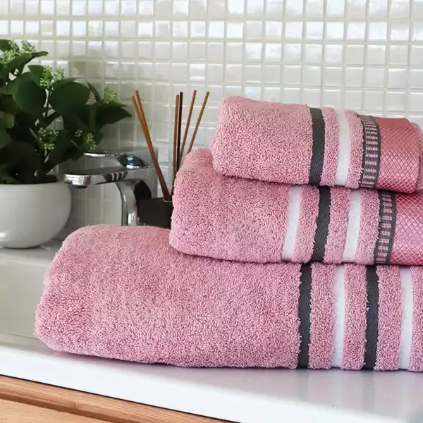 Nova Home Ombre Towel, 100% Cotton - Rose product thumbnail 3