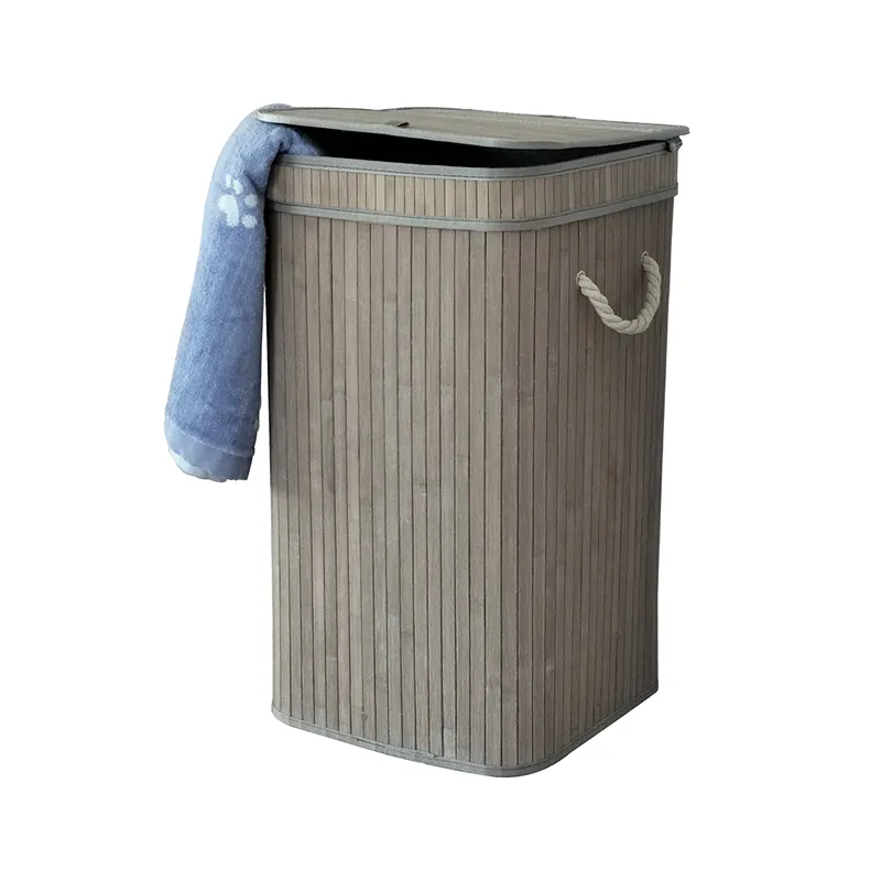 Weva Lorin Foldable Laundry Basket - Square - Grey product thumbnail 3