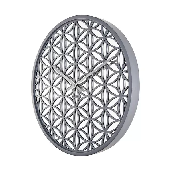 NeXtime Bella Mirror Wall Clock - Grey product thumbnail 3
