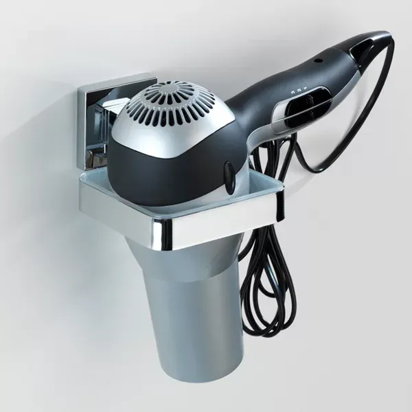 Wenko Quadro Vacuum-Loc Hair Dryer Holder product thumbnail 3