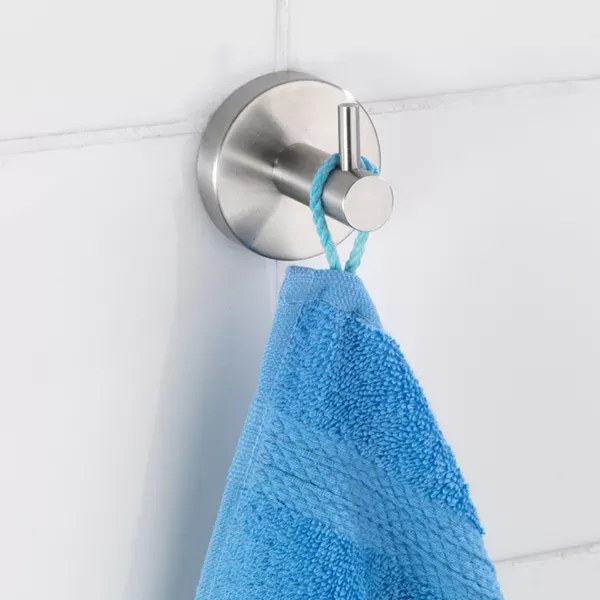 Wenko "Bosio" Wall Hook - Stainless Steel - Silver product thumbnail 3