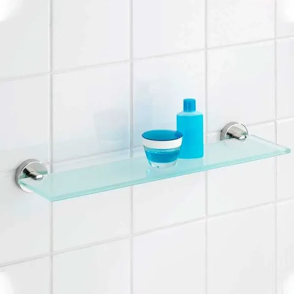 Wenko "Bosio" Wall Shelf - Stainless Steel - Shiny Silver product thumbnail 3