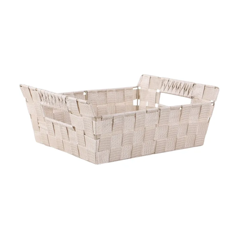 Weva PP Storage Basket Large – Beige product thumbnail 3