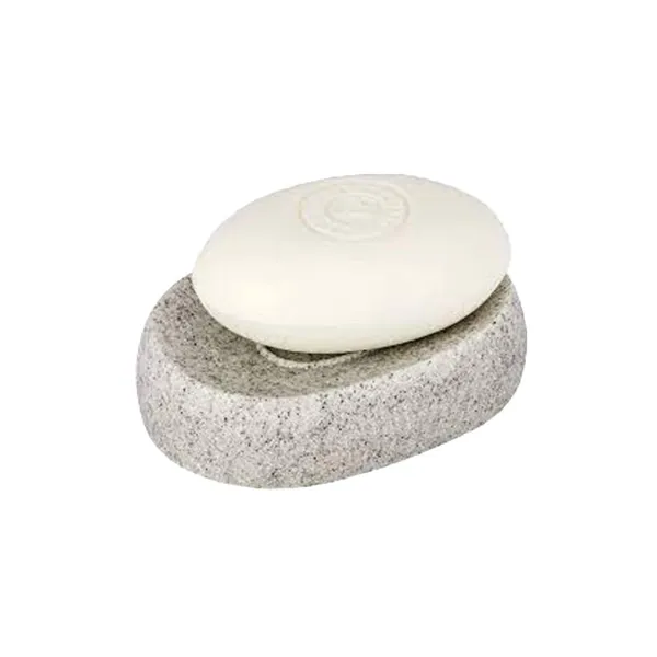 Wenko "Puro" Soap Dish - Plastic Polyresin - Light Grey product thumbnail 3