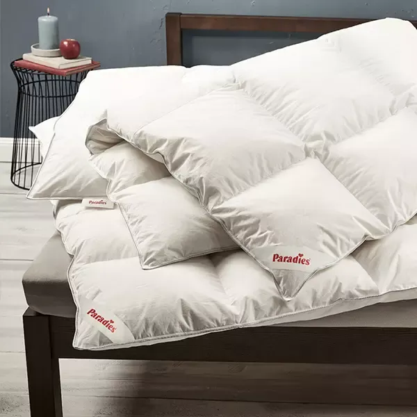 Paradies "Galma" Goose Down Comforter - 100% Down Filling & 100% Cotton Cover - White (Made in Germany) product thumbnail 7
