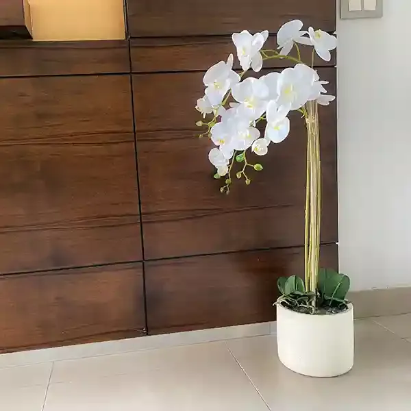 Nova Home Artificial Flower Arrangement 100 cm - White product thumbnail 3