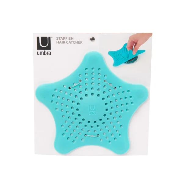 Umbra Drain Catch Starfish Surf, Silicone - Blue product thumbnail 3