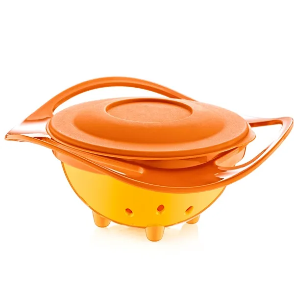 Babyjem 360-degree Swivel Design Bowl - Orange product thumbnail 3