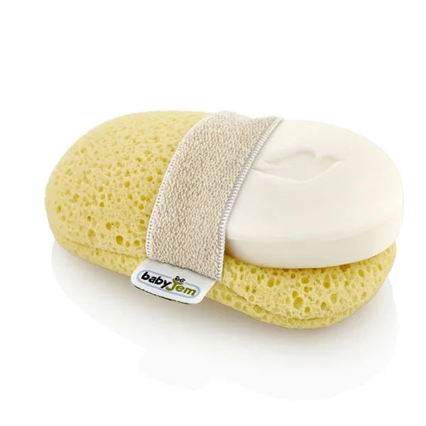Babyjem Baby Bath Sponge With Handgrip - Yellow product thumbnail 3