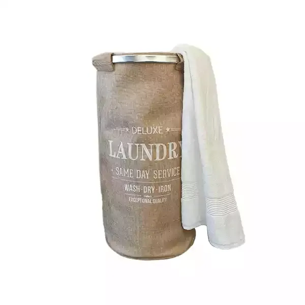 Weva Ringo Foldable Laundry Basket - Dark Beige product thumbnail 3